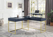 FREIBURG Corner Desk, Antique Blue - Olympia Furniture (Saint George, Utah)