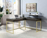 FREIBURG Corner Desk, Walnut - Olympia Furniture (Saint George, Utah)