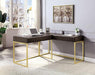 FREIBURG Corner Desk, Walnut - Olympia Furniture (Saint George, Utah)