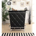 Fuero Black/Chrome Bar Table (K/D) - Olympia Furniture (Saint George, Utah)