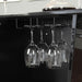 Fuero Black/Chrome Bar Table (K/D) - Olympia Furniture (Saint George, Utah)