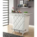 Fuero White/Chrome Bar Table (K/D) - Olympia Furniture (Saint George, Utah)