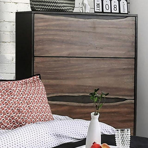 Fulton Dark Oak/Dark Walnut Chest - Olympia Furniture (Saint George, Utah)