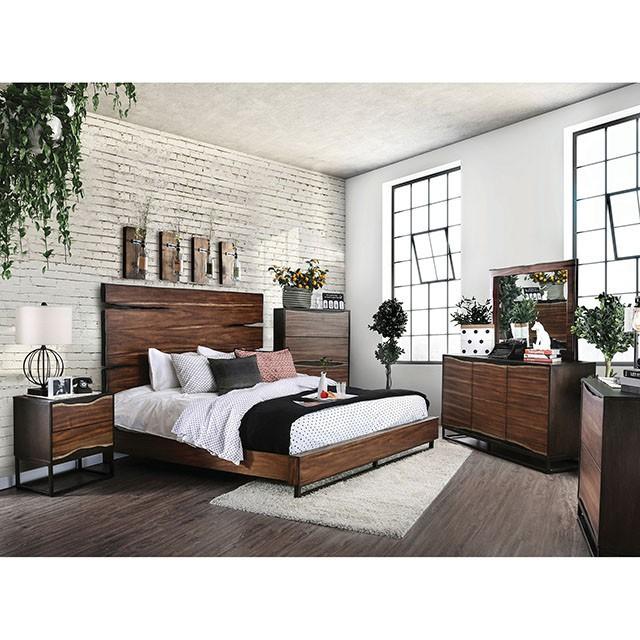 Fulton Dark Oak/Dark Walnut Chest - Olympia Furniture (Saint George, Utah)
