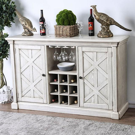 Georgia Antique White/Gray Server - Olympia Furniture (Saint George, Utah)