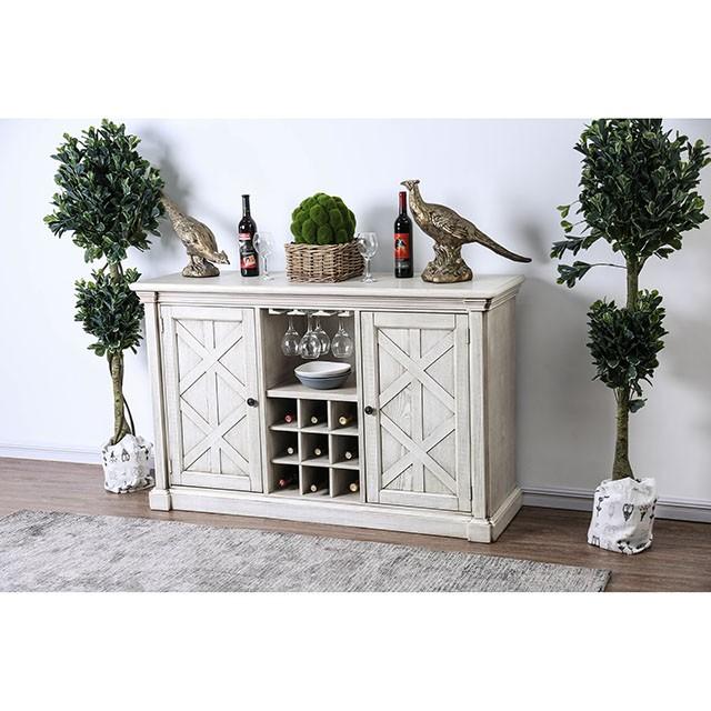 Georgia Antique White/Gray Server - Olympia Furniture (Saint George, Utah)