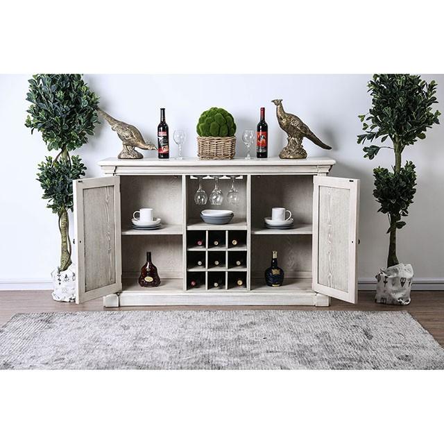 Georgia Antique White/Gray Server - Olympia Furniture (Saint George, Utah)