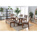 GIANNA Rustic Oak 77" Dining Table - Olympia Furniture (Saint George, Utah)