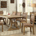 GIANNA Rustic Pine 96" Dining Table - Olympia Furniture (Saint George, Utah)
