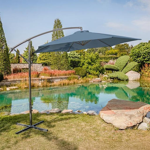 Glam Cantilever Umbrella w/ LED - Olympia Furniture (Saint George, Utah)