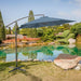 Glam Cantilever Umbrella w/ LED - Olympia Furniture (Saint George, Utah)