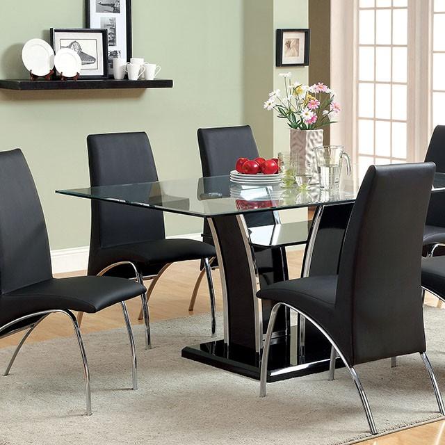 Glenview Black Dining Table - Olympia Furniture (Saint George, Utah)