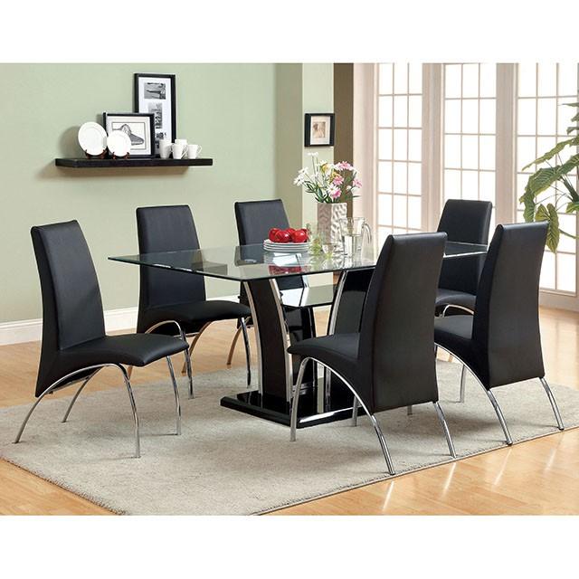 Glenview Black Dining Table - Olympia Furniture (Saint George, Utah)