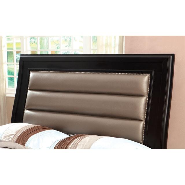 Golva Bed Beige & Black - Olympia Furniture (Saint George, Utah)