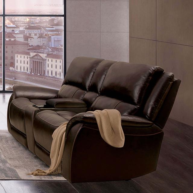 GORGIUS Power Loveseat, Espresso - Olympia Furniture (Saint George, Utah)