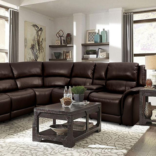 GORGIUS Power Sectional, Espresso - Olympia Furniture (Saint George, Utah)