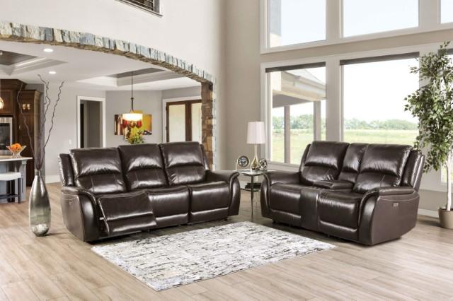 GORGIUS Power Loveseat, Espresso - Olympia Furniture (Saint George, Utah)