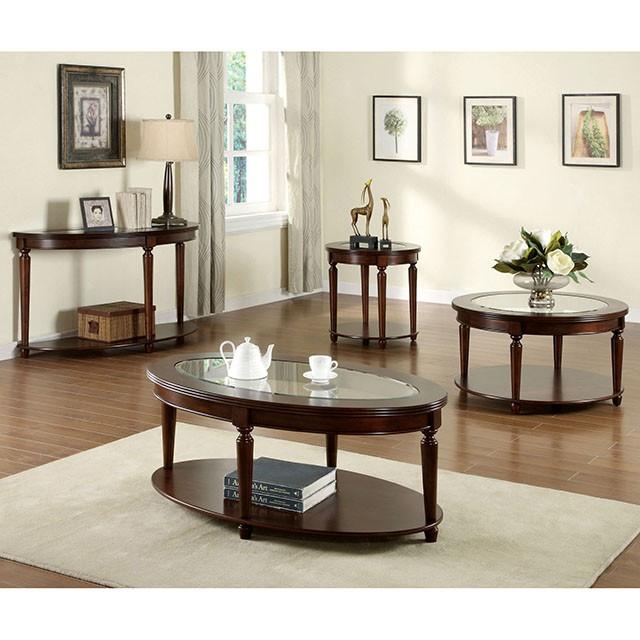 Granvia Dark Cherry End Table - Olympia Furniture (Saint George, Utah)
