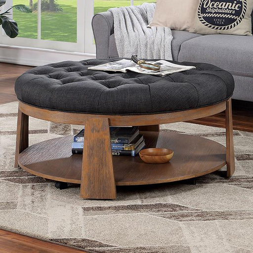 GUIS Round Coffee Table, Dark Gray - Olympia Furniture (Saint George, Utah)