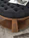 GUIS Round Coffee Table, Dark Gray - Olympia Furniture (Saint George, Utah)