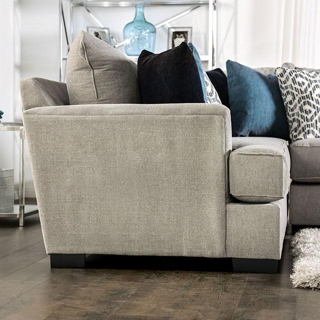 GUNNERSBURY Sectional, Gray - Olympia Furniture (Saint George, Utah)