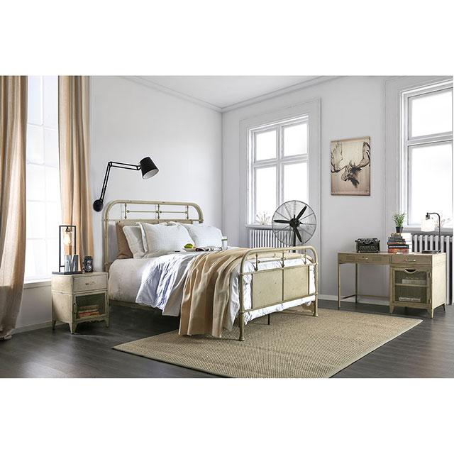 Haldus Cal.King, E.King, & Twin Bed White, Ivory, & Red - Olympia Furniture (Saint George, Utah)