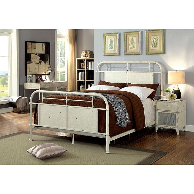 Haldus Cal.King, E.King, & Twin Bed White, Ivory, & Red - Olympia Furniture (Saint George, Utah)