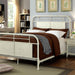 Haldus Bed Ivory, Red & White - Olympia Furniture (Saint George, Utah)