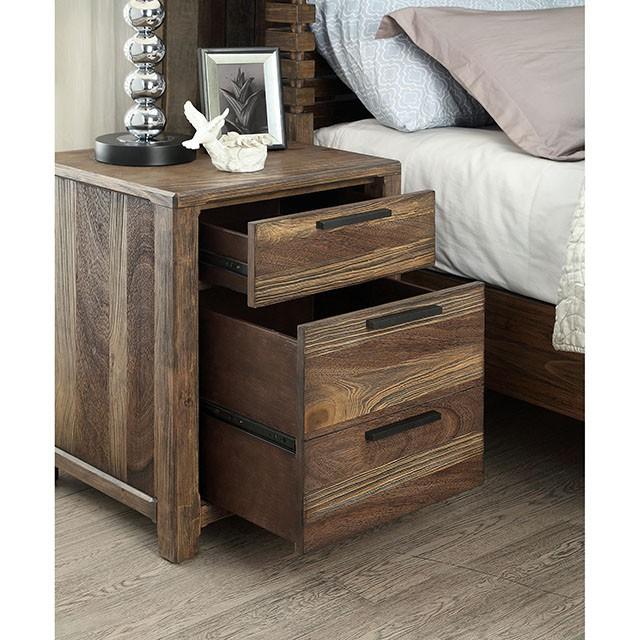 Hankinson Rustic Natural Tone Night Stand - Olympia Furniture (Saint George, Utah)