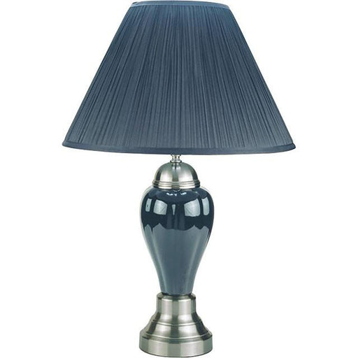 Hanna Gray 27"H Grey Table Lamp - Olympia Furniture (Saint George, Utah)