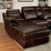 Hardy Brown Sectional w/ Console, Brown - Olympia Furniture (Saint George, Utah)