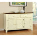 HARRISBURG Vintage White/Dark Oak Server - Olympia Furniture (Saint George, Utah)