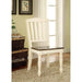 HARRISBURG Vintage White/Dark Oak Side Chair (2/CTN) - Olympia Furniture (Saint George, Utah)