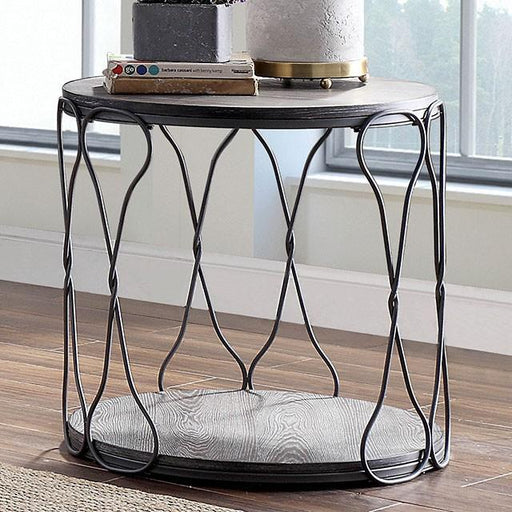 Hawdon Gray End Table - Olympia Furniture (Saint George, Utah)
