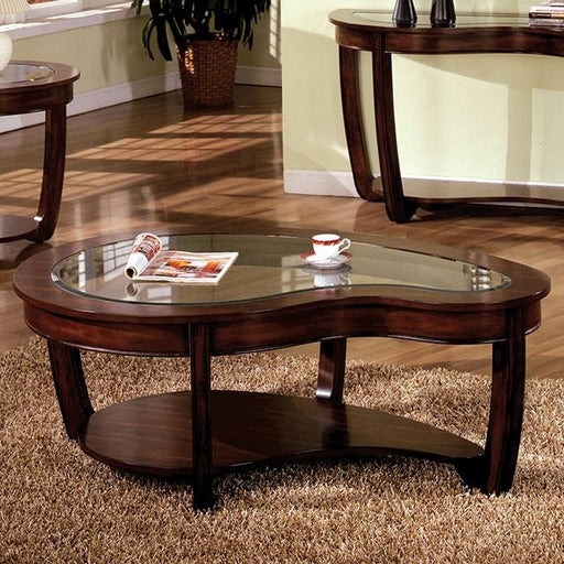 Crystal Falls Dark Cherry Coffee Table - Olympia Furniture (Saint George, Utah)