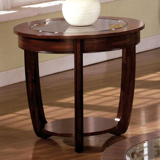 Crystal Falls Dark Cherry End Table - Olympia Furniture (Saint George, Utah)