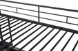 Cybill Full Loft Bed White, Silver, & Black - Olympia Furniture (Saint George, Utah)