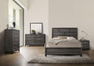 Errico Bed Grey & White - Olympia Furniture (Saint George, Utah)