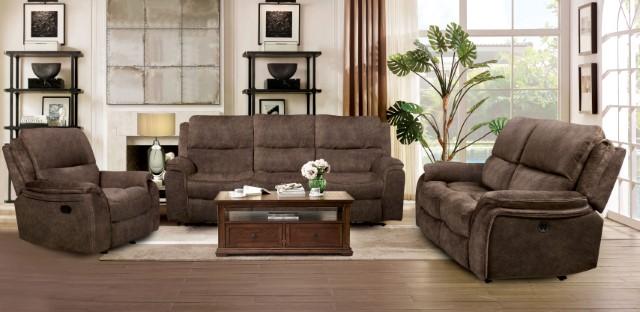 HENRICUS Loveseat, Dark Brown - Olympia Furniture (Saint George, Utah)