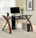Baden Oak/Black Accent Desk - Olympia Furniture (Saint George, Utah)