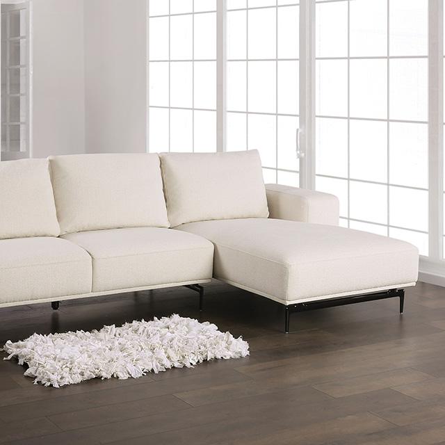 Baerum Sectional, Left & Right Chaise Beige & Gray - Olympia Furniture (Saint George, Utah)