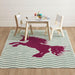 BARON 5' X 8', Area Rug, Horse, Sage Green/Fuchsia - Olympia Furniture (Saint George, Utah)