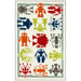 BARON 5' X 8', Area Rug, Robots, Multi/Ivory - Olympia Furniture (Saint George, Utah)