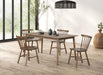 Beale Dining Table Walnut & Black - Olympia Furniture (Saint George, Utah)