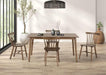 Beale Dining Table Walnut & Black - Olympia Furniture (Saint George, Utah)