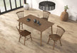 Beale Dining Table Walnut & Black - Olympia Furniture (Saint George, Utah)