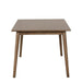 Beale Dining Table Walnut & Black - Olympia Furniture (Saint George, Utah)