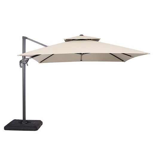 Hero 10 Ft Square Umbrella w/ Double Top + 37" Large Base - Olympia Furniture (Saint George, Utah)