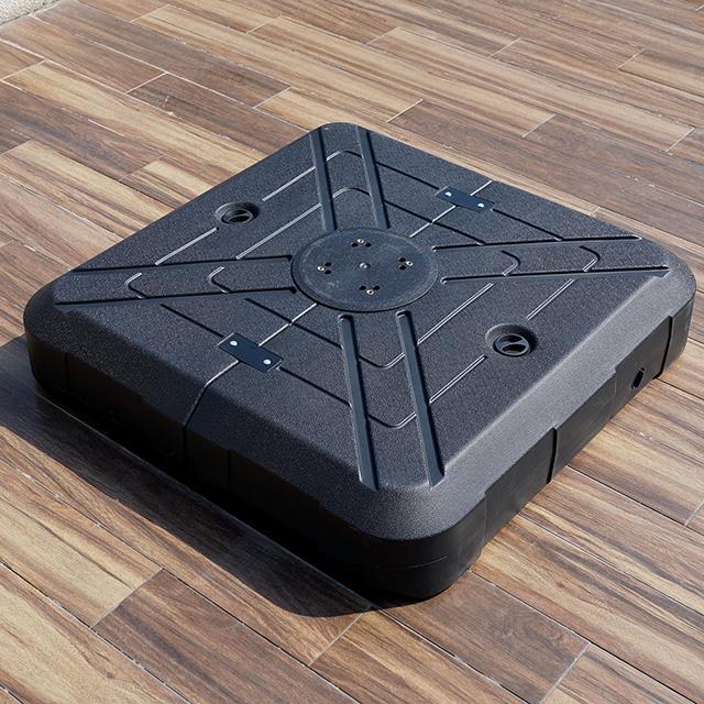 Nuti 10 Ft Round Umbrella w/ LED Light + 37" Large Base - Olympia Furniture (Saint George, Utah)