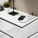 BIRSFELDEN Night Stand w/ USB, White - Olympia Furniture (Saint George, Utah)